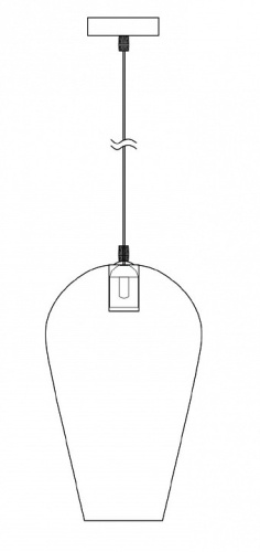 Подвесной светильник Freya Jiffy FR5188PL-01B1 в Радужном фото 2