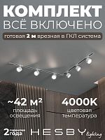 Комплект трековый Hesby Lighting Skylite №1 HSBL_kompl_S013_VL2W4K в Нижнем Новгороде