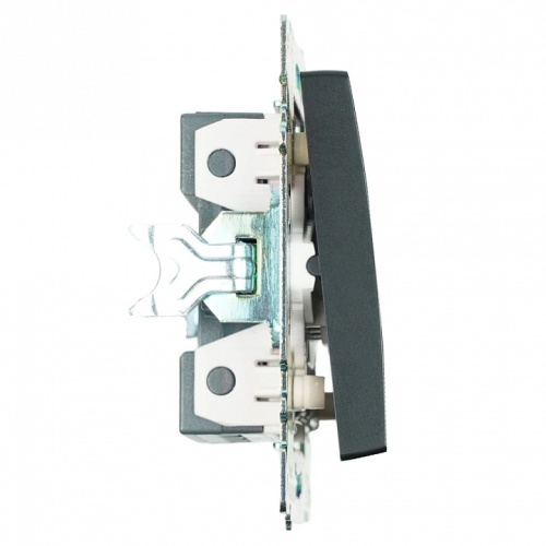 Выключатель двухклавишный с подсветкой без рамки Stekker Катрин 39607 в Нижнем Новгороде фото 4