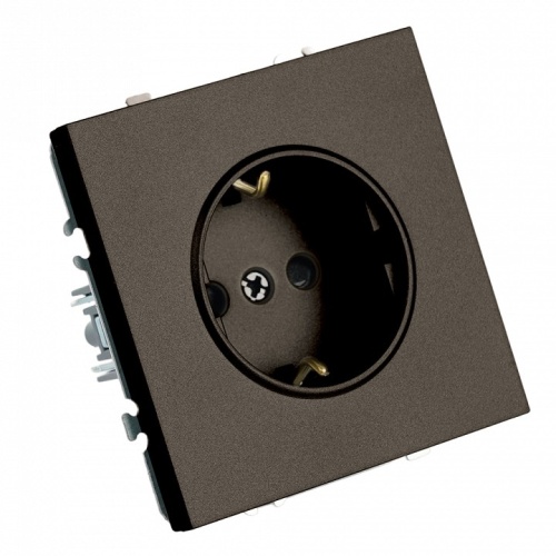 Розетка с заземлением и со шторкой, без рамки Stekker Эмили 49932 в Нижнем Новгороде фото 2