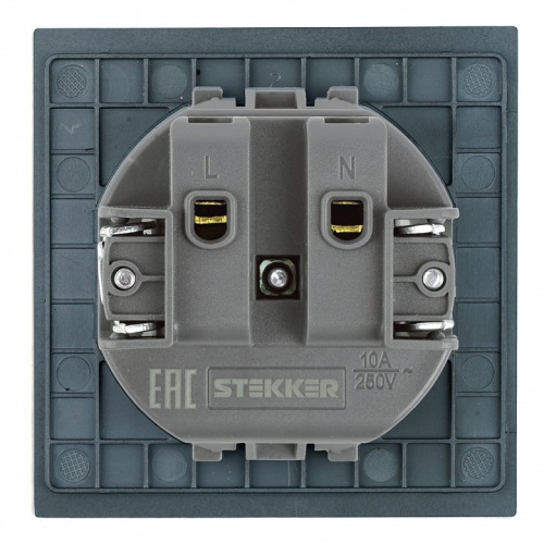 Розетка без заземления и со шторкой Stekker Мия 50453 в Нижнем Новгороде фото 5