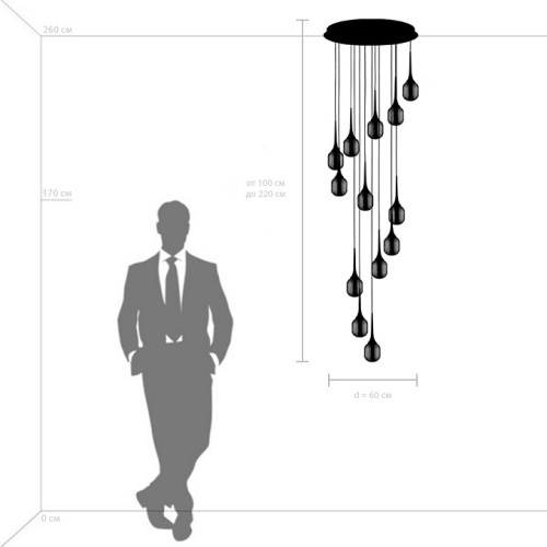 Подвесная люстра Lightstar Acrile 738131 в Нижнем Новгороде фото 5