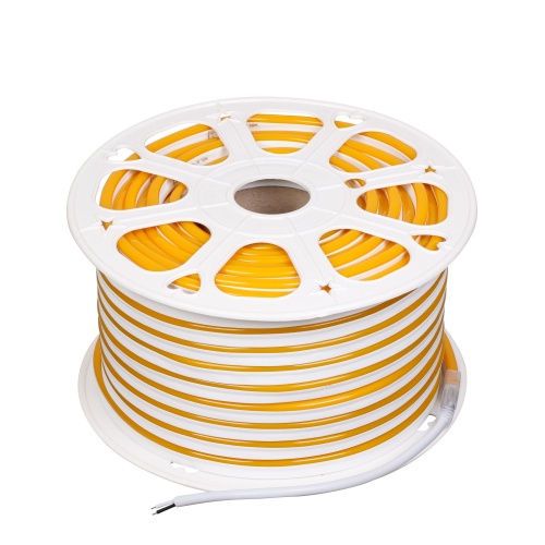 Гибкий неон ARL-CF2835-Mini-24V Yellow (16x8mm) (Arlight, 6 Вт/м, IP65) в Слободском фото 2