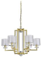 Подвесная люстра Newport ALEXANDRA 4406+1/C mat.gold в Нижнем Новгороде