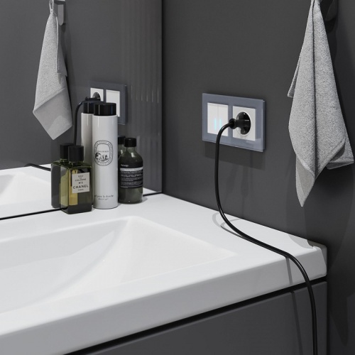 Выключатель сенсорый двухклавишный с подсветкой, без рамки Werkel белый W4520001 в Нижнем Новгороде фото 3