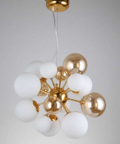 Подвесная люстра LUMINA DECO Galaksida LDP 8565-10/16 GD+TEA в Нижнем Новгороде фото 4