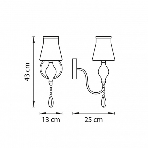 Бра Lightstar Escica 806610 в Бугульме фото 5