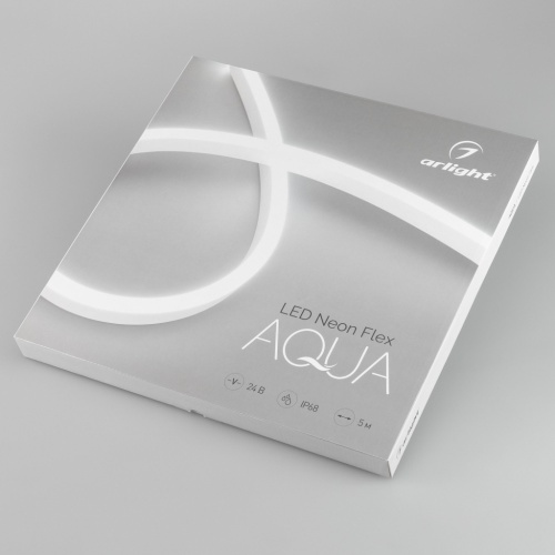 Герметичная лента AQUA-5000S-TOP-2835-120-24V Blue (16.5х16.5mm, 10W, IP68) (Arlight, -) в Заречном