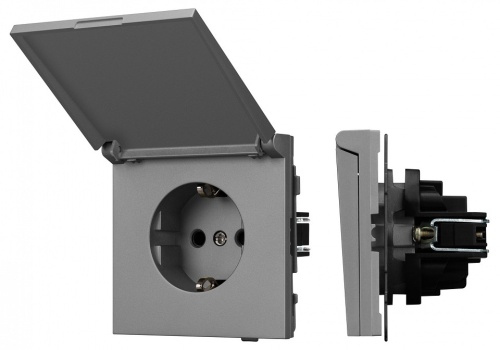 Розетка влагозащищенная с заземлением с крышкой, без рамки Arlight SCT-TENDO 054092 в Нижнем Новгороде