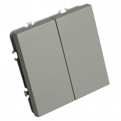 Выключатель двухклавишный без рамки Stekker Эмили 49944 в Нижнем Новгороде фото 5