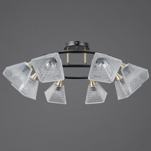 Люстра на штанге ILLUMICO IL0850 IL0850-8CSQ-25BKAB ELITE в Нижнем Новгороде