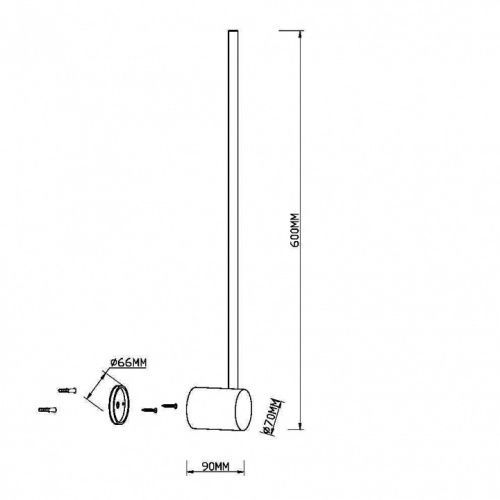 Бра Maytoni Light stick MOD237WL-L6B3K в Нижнем Новгороде фото 3