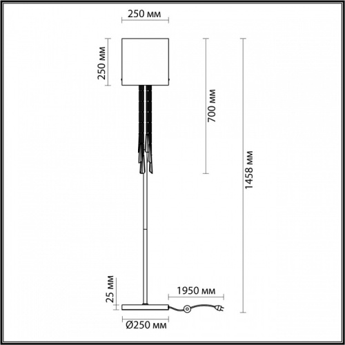 Торшер Odeon Light Nicole 4890/1F в Коркино фото 5