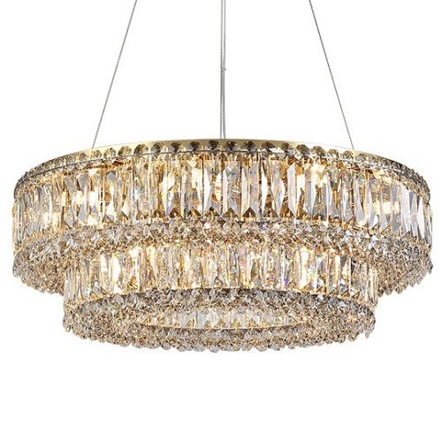 Подвесная люстра Newport 8450 8450+18/S gold в Нижнем Новгороде