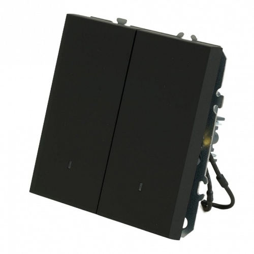 Выключатель двухклавишный с подсветкой без рамки Stekker Эмили 49838 в Нижнем Новгороде фото 9