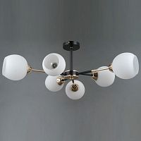 Люстра на штанге ILLUMICO LIBRA IL0715-6CSQ-24 BK GD LIBRA в Нижнем Новгороде
