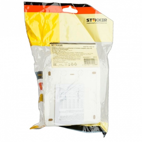 Розетка четверная с заземлением Stekker София 49310 в Нижнем Новгороде фото 8