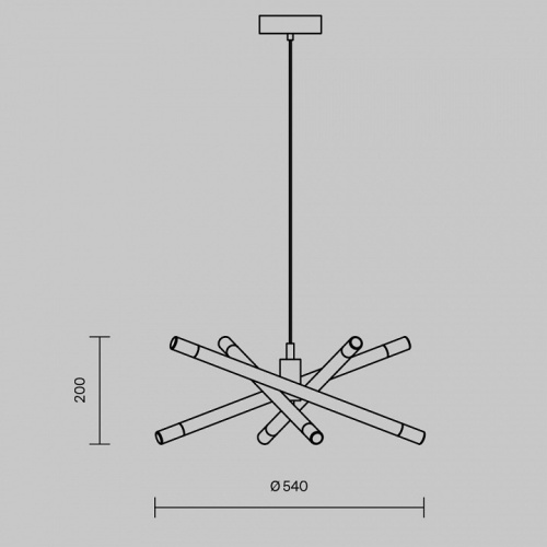 Подвесная люстра Freya Wands FR6130PL-L24B в Нижнем Новгороде фото 4