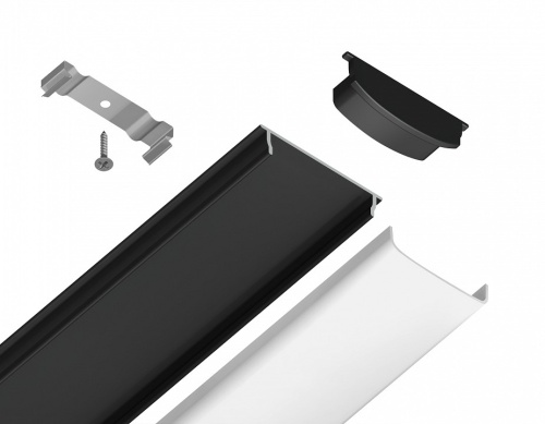 Профиль накладной гибкий Ambrella Light GP GP1600BK в Нижнем Новгороде фото 7