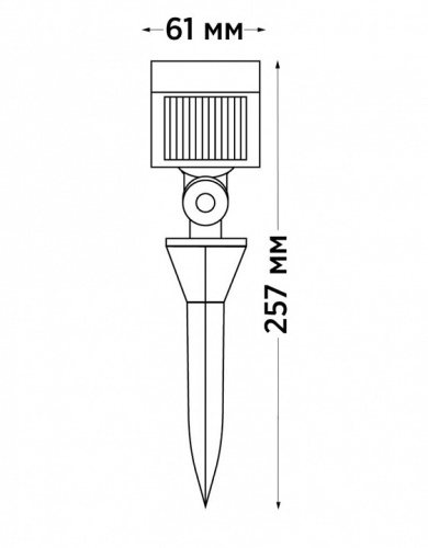 Наземный низкий светильник Italline  IT4008 в Нижнем Новгороде фото 2