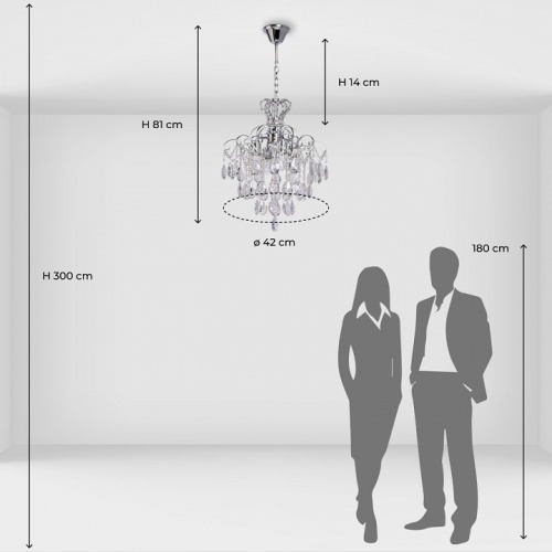 Подвесная люстра De City Бриз 24 111018104 в Нижнем Новгороде фото 9