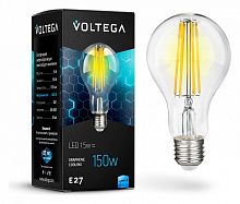 Лампа светодиодная Voltega Crystal E27 15Вт 4000K 7103 в Майкопе