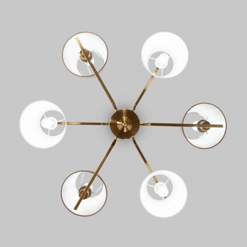 Люстра на штанге Eurosvet Ozark 60149/6 латунь в Нижнем Новгороде фото 5