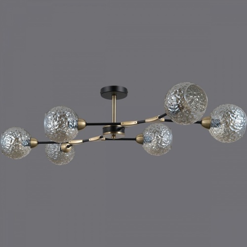 Люстра на штанге ILLUMICO  IL0253-6CSQ-79 BK AB в Нижнем Новгороде фото 5