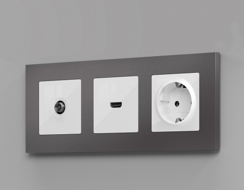 ТВ-розетка проходная без рамки Ambrella Volt ALFA MA113030 в Нижнем Новгороде фото 2