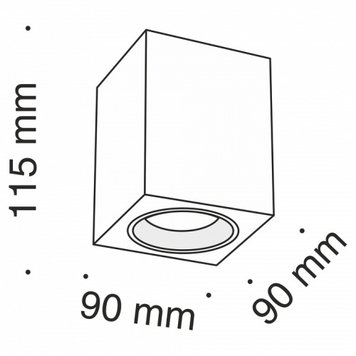 Накладной светильник Maytoni Slim C013CL-01B в Дзержинске фото 3