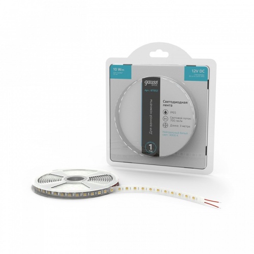 Лента светодиодная Gauss Basic BT052 в Нижнем Новгороде фото 7