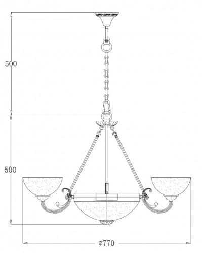 Потолочная люстра Freya Herbert FR2012-PL-09-BZ в Нижнем Новгороде фото 3