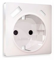 Накладка для розетки с заземлением и со шторками и 2хUSB type A и C Ambrella Volt ALFA AP2100 в Нижнем Новгороде