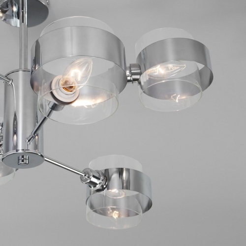 Люстра на штанге Eurosvet Arcada 70127/6 хром в Нижнем Новгороде фото 2