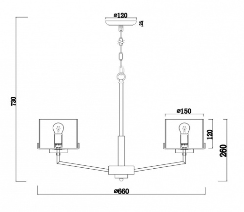 Подвесная люстра Freya Karen FR5096PL-05CH в Нижнем Новгороде фото 3