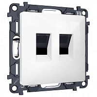 Розетка двойная Ethernet RJ-45 без рамки Ambrella Volt ALFA MA112110 в Нижнем Новгороде