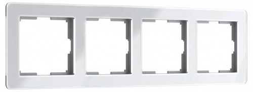 Рамка на 4 поста Werkel Acrylic (белый) W0042701 в Нижнем Новгороде