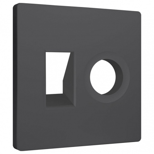 Накладка для ТВ-розетки и RJ-11 или RJ-45 Ambrella Volt ALFA AP9125 в Нижнем Новгороде