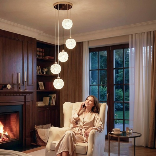 Подвесная люстра Citilux CLOUDY CL323052 в Нижнем Новгороде фото 8