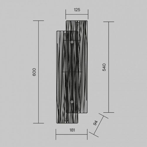 Накладной светильник Maytoni Frostum MOD439WL-L10BSK в Нижнем Новгороде фото 3