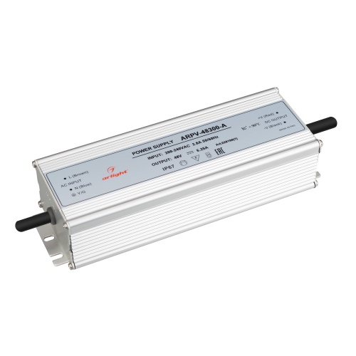 Блок питания ARPV-48300-A (48V, 6.25A, 300W) (Arlight, IP67 Металл, 3 года) в Светлом фото 3