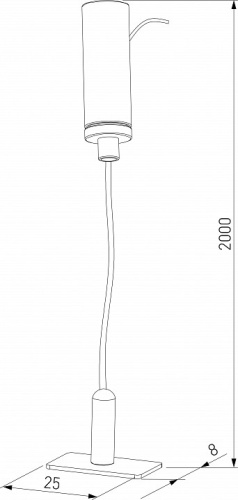 Подвес для трека Elektrostandard Mini Magnetic a067255 в Нижнем Новгороде фото 2