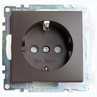 Розетка с заземлением и со шторкой, без рамки Stekker Катрин 49028 в Нижнем Новгороде