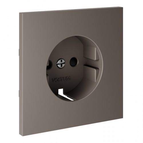 Накладка для розетки с заземлением и со шторками Voltum S70 VLS000714 в Нижнем Новгороде фото 6
