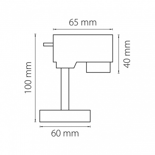 Переходник для трека Lightstar Asta 592056 в Советске фото 2