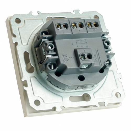 Выключатель трехклавишный без рамки Stekker Эмили 49870 в Нижнем Новгороде фото 6