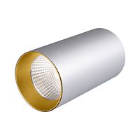 Светильник накладной SP-POLO-R85-1-15W Warm White 40deg (Silver, Gold Ring) (Arlight, Металл) в Брянске