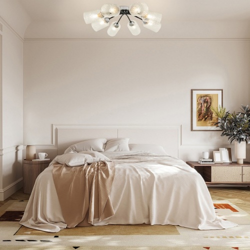 Потолочная люстра Arte Milano Napoli-326207 326207/8 CR.BK в Нижнем Новгороде фото 2