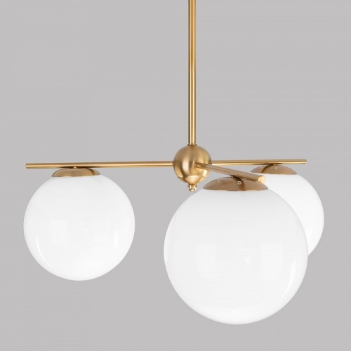 Люстра на штанге Eurosvet Marbella 60147/3 латунь в Нижнем Новгороде фото 7