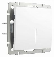 Выключатель одноклавишный с подсветкой без рамки Werkel белый матовый W1110161 в Нижнем Новгороде